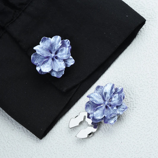 Conjunto de Coberturas de Botões Gardenia com Pérolas