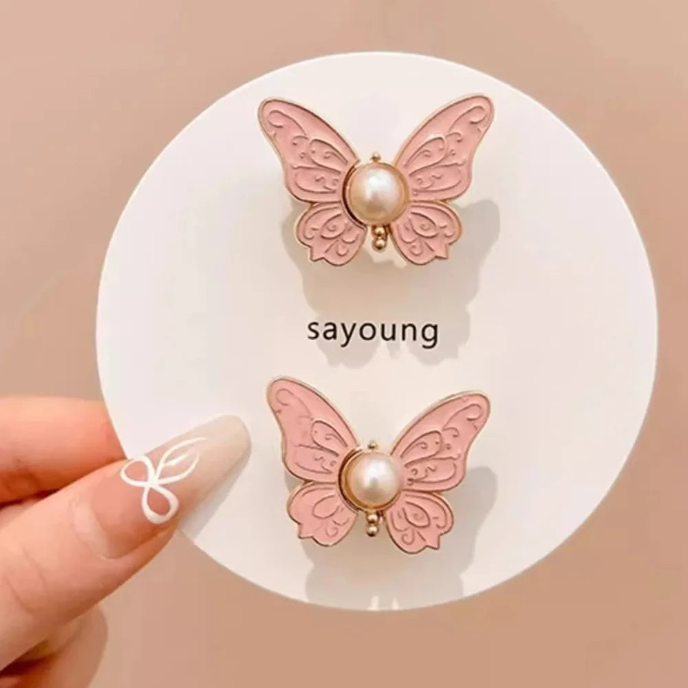 Butterfly Jeans Button Adjustable Clips For Pant Skirts Waist Tightener Buckle Snap Button Pants Pin Retractable Button Adjuster