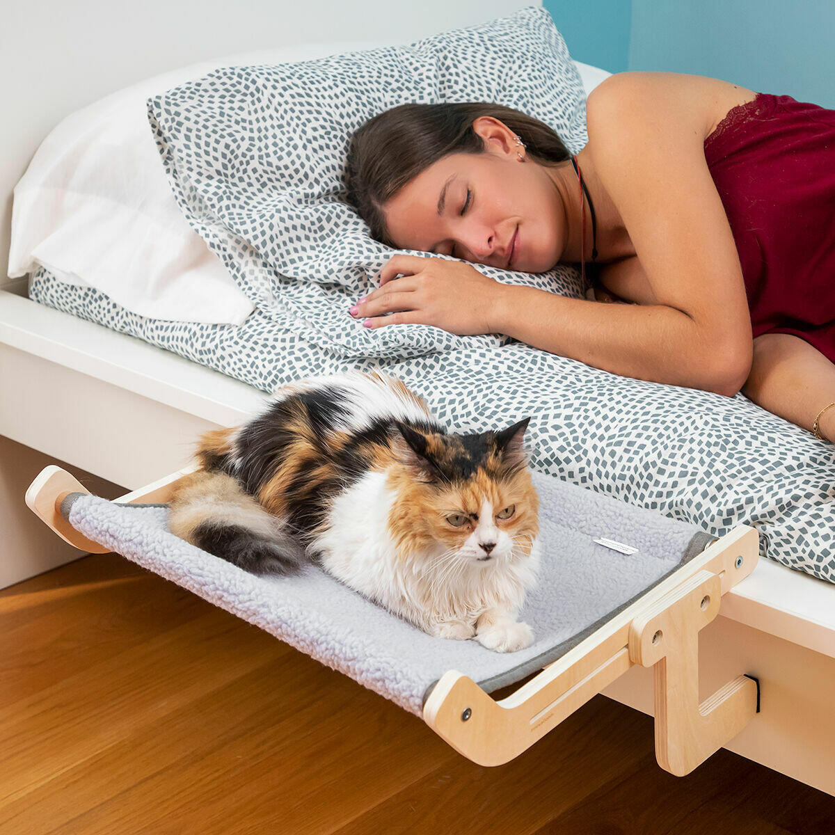 Cama Suspensa para Gatos Hamacat InnovaGoods
