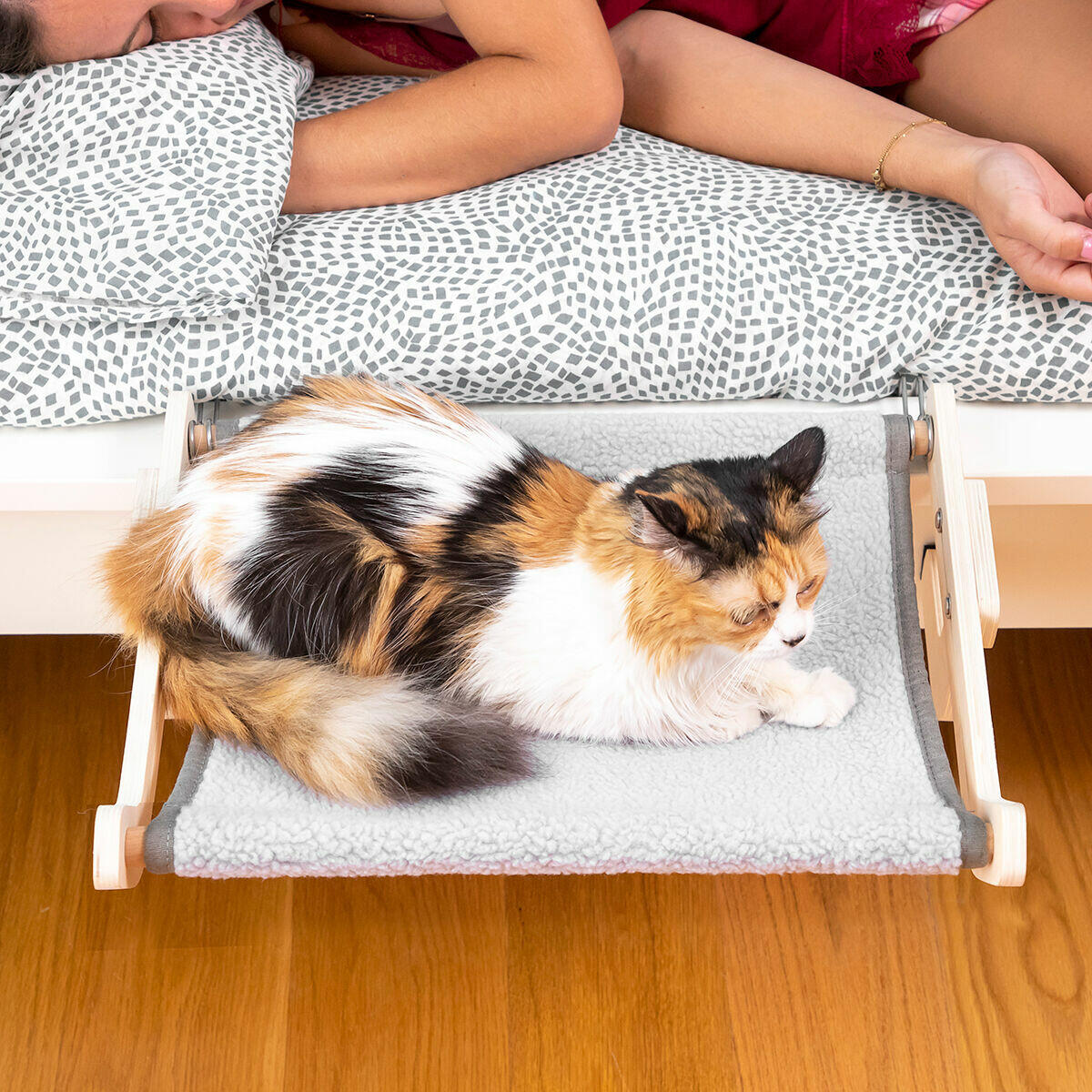 Cama Suspensa para Gatos Hamacat InnovaGoods