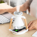 Humidificador 3 em 1 com Difusor de Aromas e Carregador Sem Fio